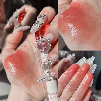 クリスタル グラム ティント 100 PURE PEACH/CLIO/リップティントの画像