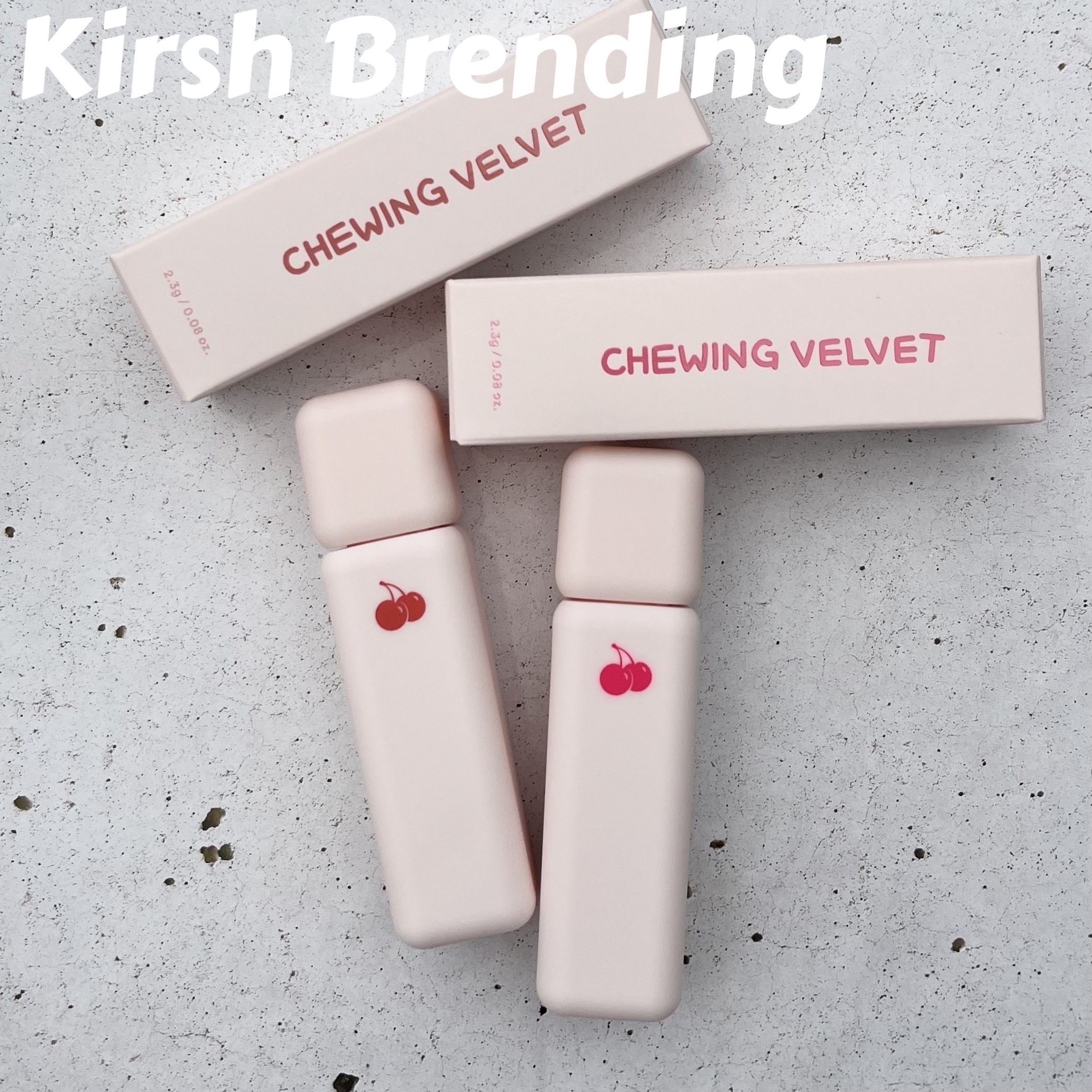 チューインガムベルベットティント/KIRSH(キルシー)/リップティントを使ったクチコミ（1枚目）