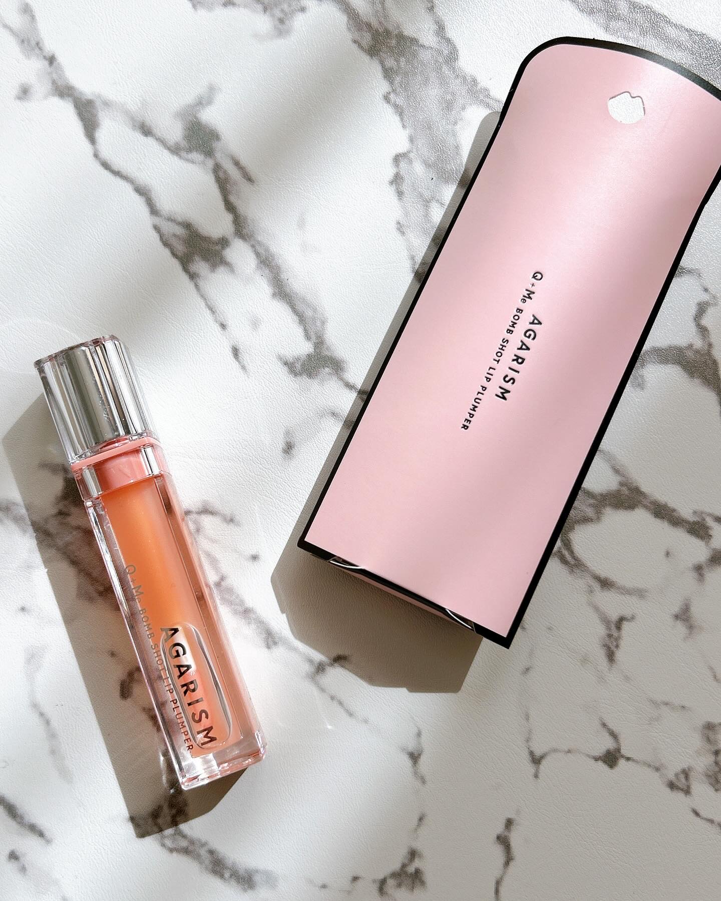 キューミ―ボムショットリッププランパー/AGARISM/リッププランパーを使ったクチコミ（1枚目）