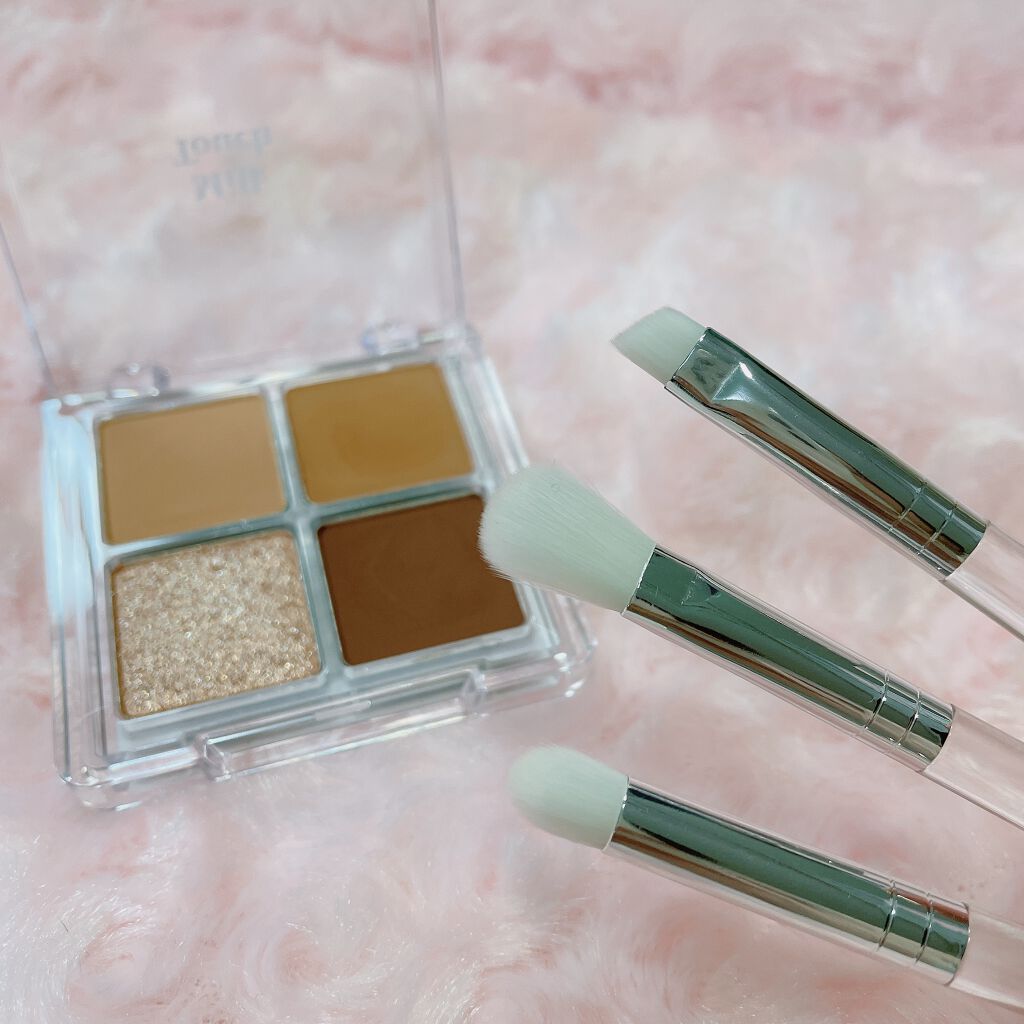 アイメイクアップブラシセット/Milk Touch/メイクブラシを使ったクチコミ（3枚目）