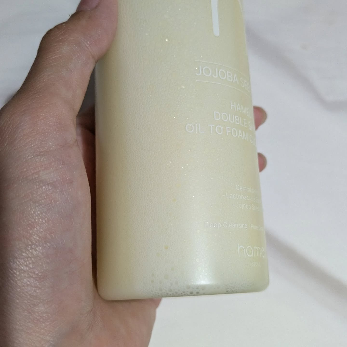 ダブルショットオイルトゥーフォームクレンザー/HAMEL/オイルクレンジングを使ったクチコミ（3枚目）