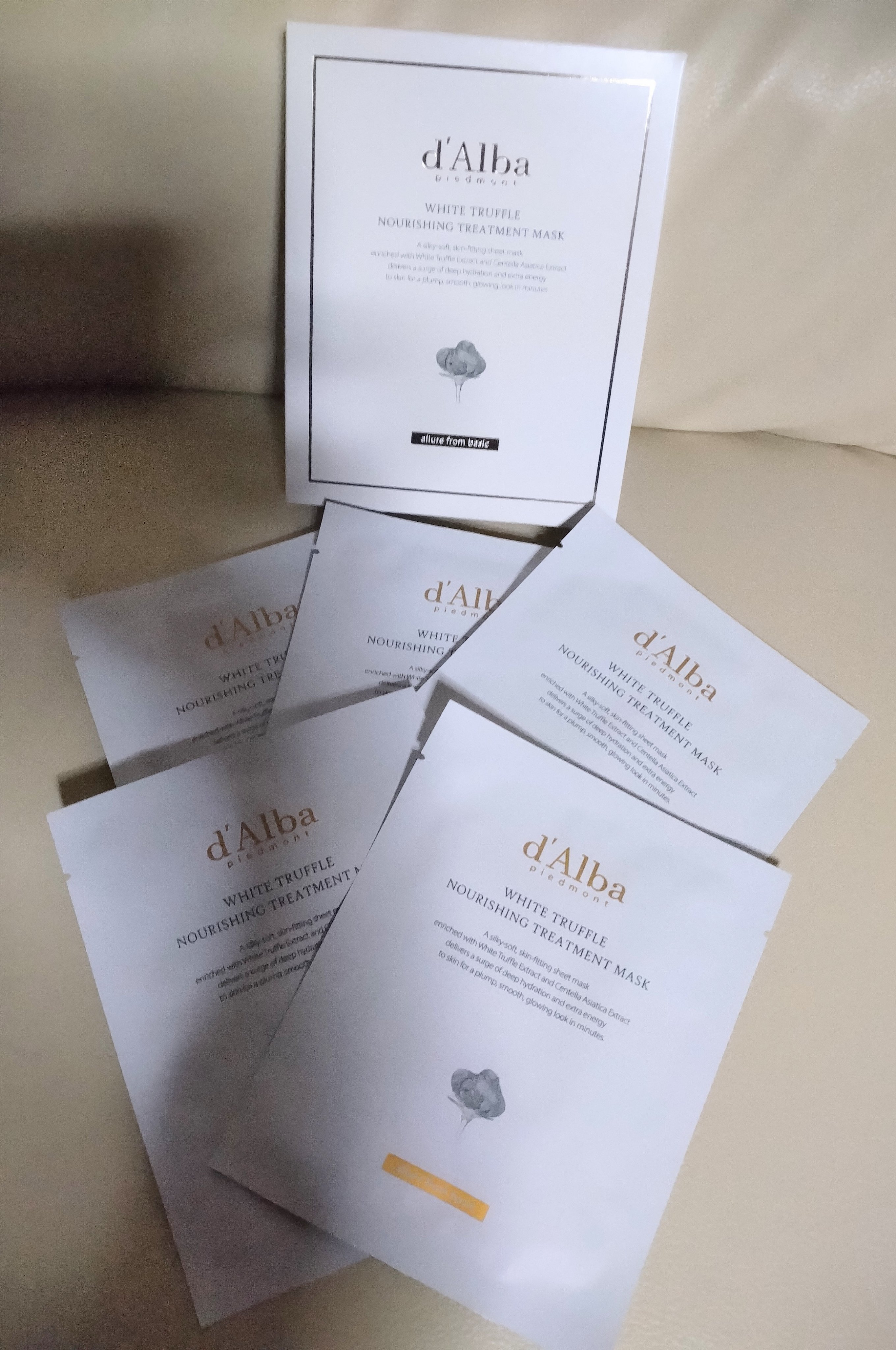 ホワイトトリュフナリシングトリートメントマスク/ダルバ/シートマスク・パックを使ったクチコミ（1枚目）