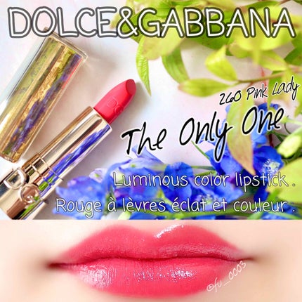 ザ・オンリーワン ルミナスカラー リップスティック/DOLCE&GABBANA BEAUTY/口紅を使ったクチコミ(1枚目)
