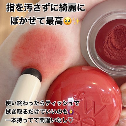 ソフトジェルメイクブラシ/セリア/メイクブラシを使ったクチコミ(3枚目)