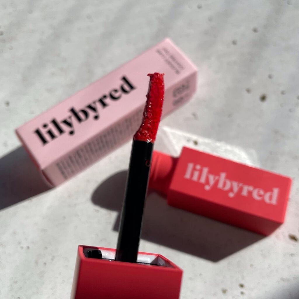 ブラッディライアー コーティングティント/lilybyred/リップティントを使ったクチコミ（2枚目）
