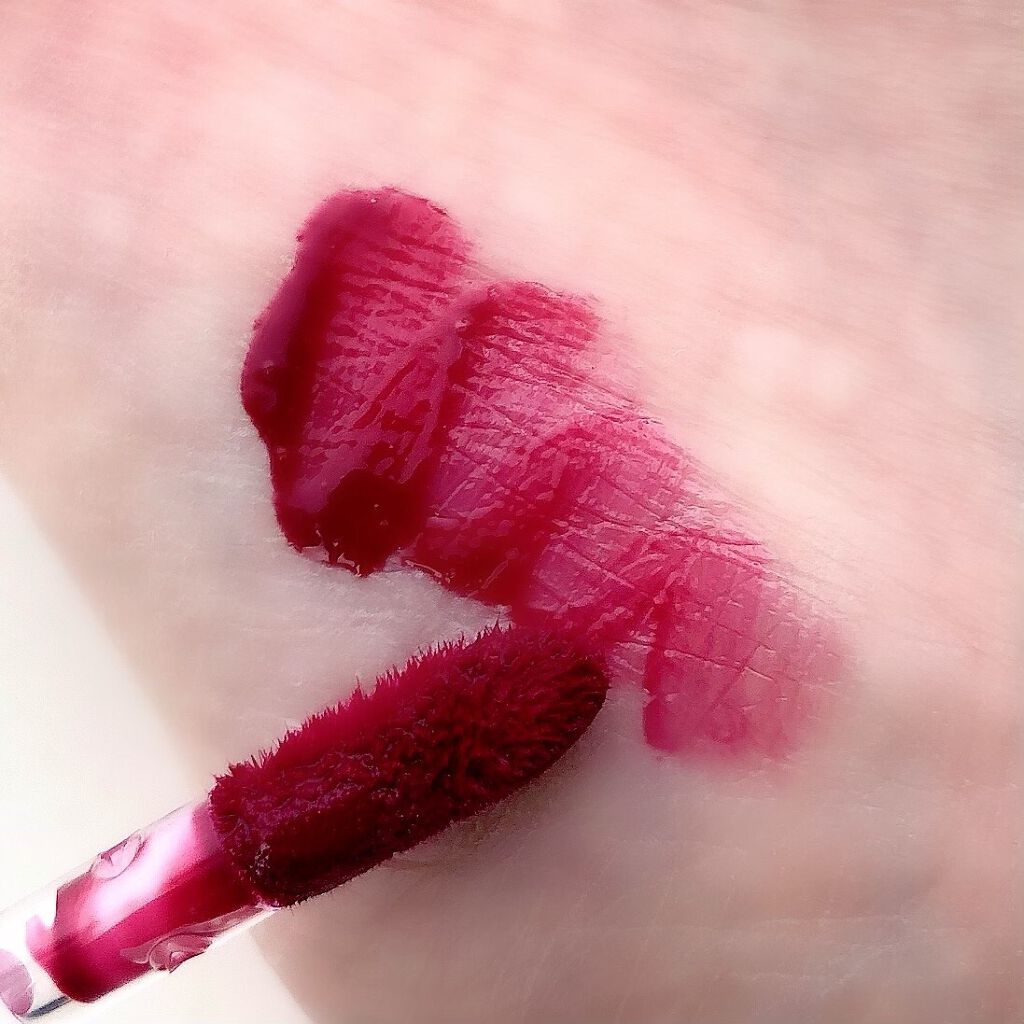 グラスティングウォーターティント 韓服エディション/rom&nd/リップティントを使ったクチコミ（2枚目）