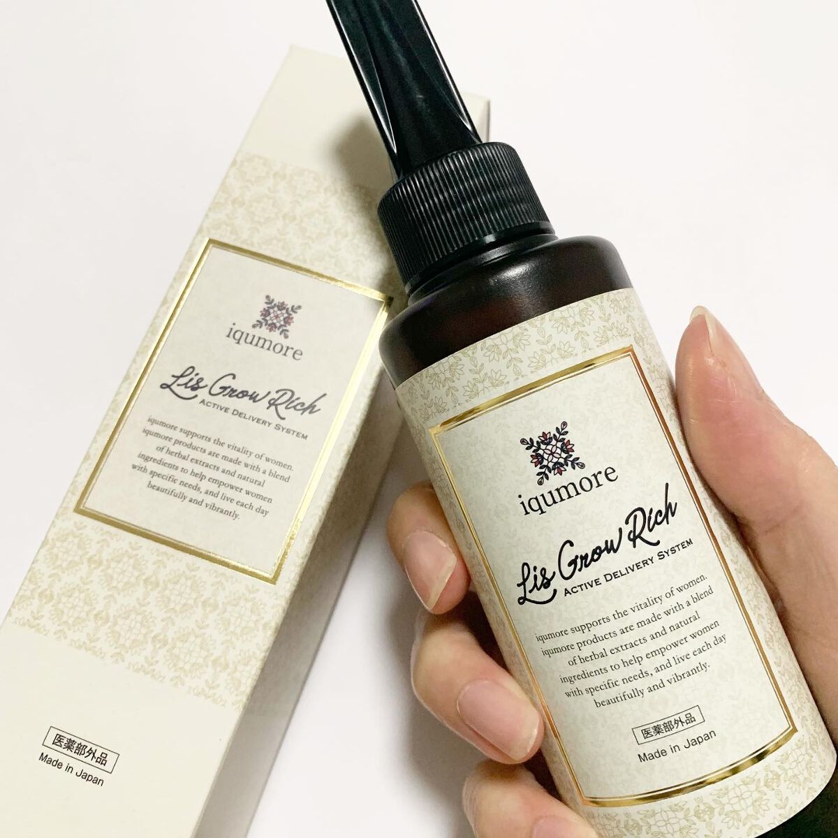 ナノグロウリッチ/iqumore/頭皮ローションを使ったクチコミ（1枚目）