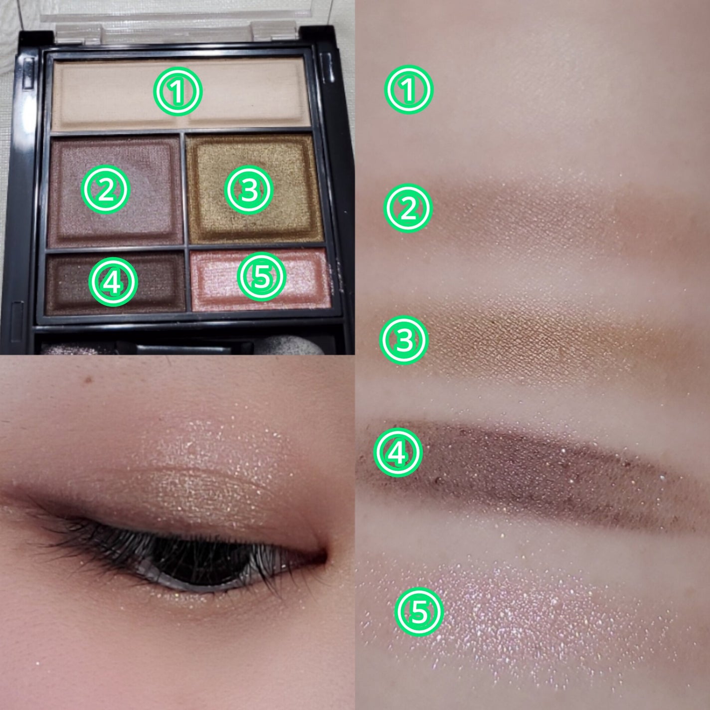 ワンダー スウィート アイシャドウ ソフトマット/リンメル ロンドン/アイシャドウパレットを使ったクチコミ(2枚目)