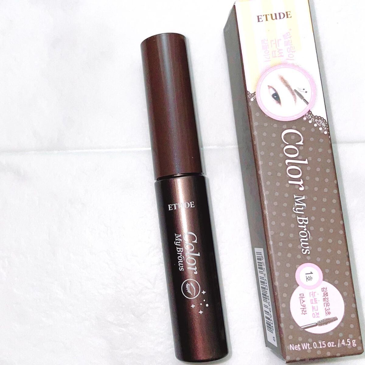 カラーマイブロウマスカラ 1号 リーチブラウン/ETUDE/眉マスカラを使ったクチコミ（2枚目）