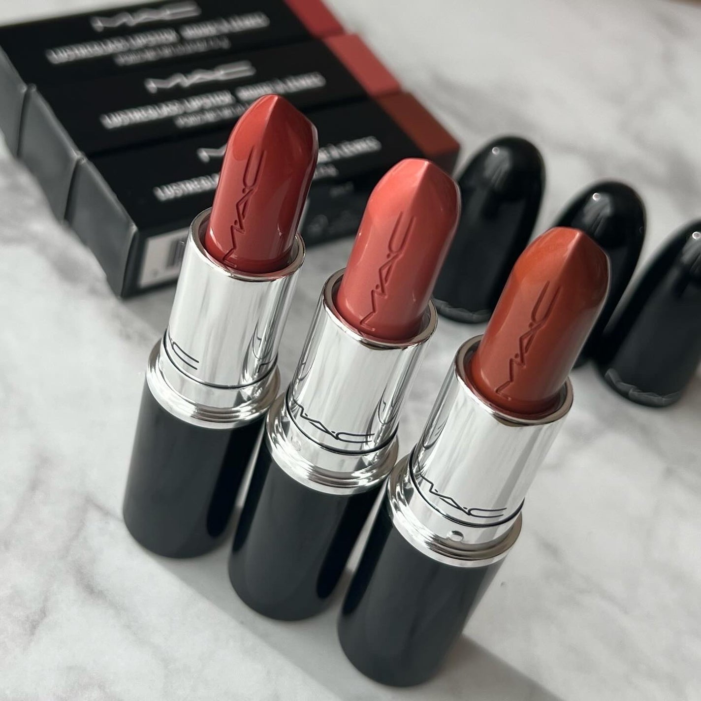 ラスターガラス リップスティック/M・A・C/口紅を使ったクチコミ(4枚目)