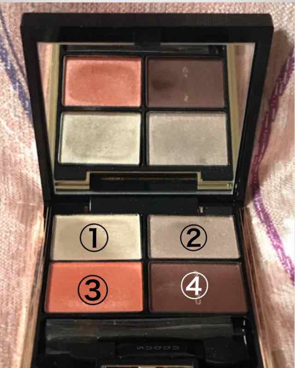 デザイニング カラー アイズ/SUQQU/アイシャドウパレットを使ったクチコミ(2枚目)