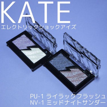 エレクトリックショックアイズ  PU-1 ライラックフラッシュ/KATE/アイシャドウパレットを使ったクチコミ（1枚目）