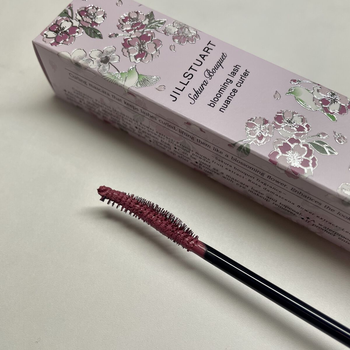 ジルスチュアート ブルーミングラッシュ　ニュアンスカーラー 09 cherry wink<サクラブーケ>（限定）/JILL STUART/マスカラを使ったクチコミ（2枚目）