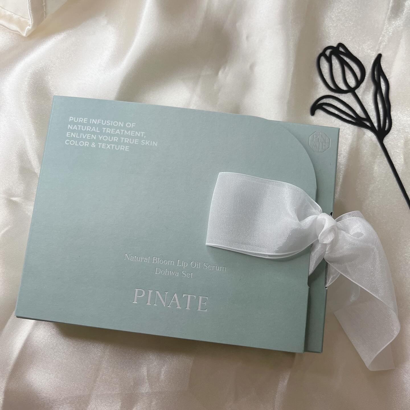 ナチュラルブルームリップオイルセラム 3色セット/PINATE/リップグロスを使ったクチコミ（2枚目）