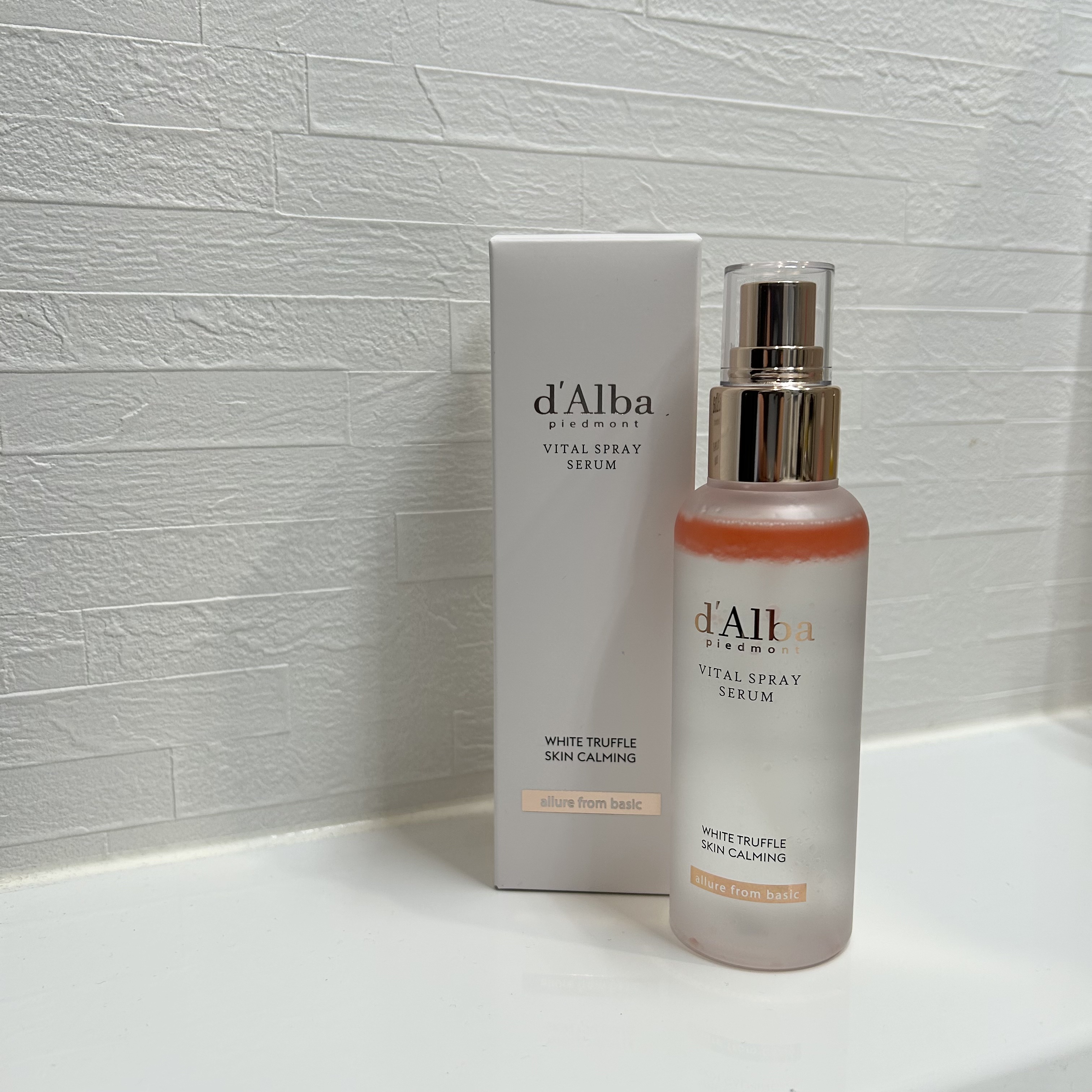 ダルバ ホワイトトリュフファーストスプレーセラム/ダルバ/ミスト状化粧水を使ったクチコミ（2枚目）
