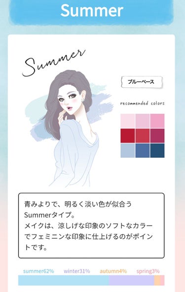 さくら🌸 on LIPS 「⚠️雑談ですイエベ秋だと思ってヴィセのスマホカメラ診断したら、..」（1枚目）