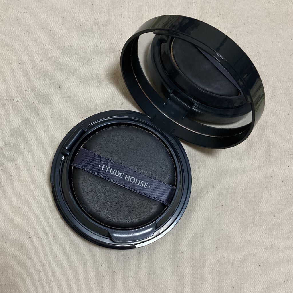 ダブルラスティング クッション ニュートラルバニラ/ETUDE/クッションファンデーションを使ったクチコミ（2枚目）