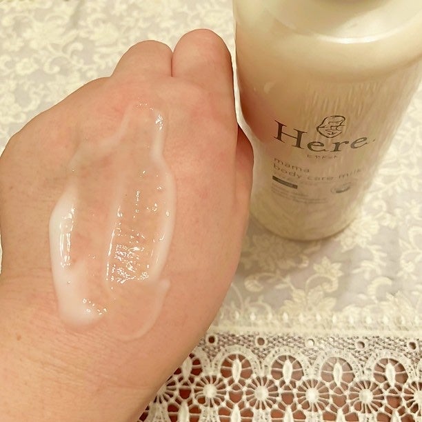 ママボディケアミルク/Here./ボディミルクを使ったクチコミ(7枚目)