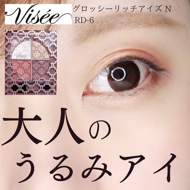 グロッシーリッチ アイズ N/Visée/アイシャドウパレットを使ったクチコミ（1枚目）