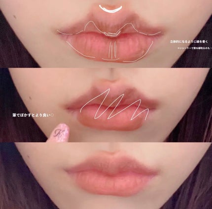 リップモンスター スフレマット/KATE/口紅を使ったクチコミ(2枚目)