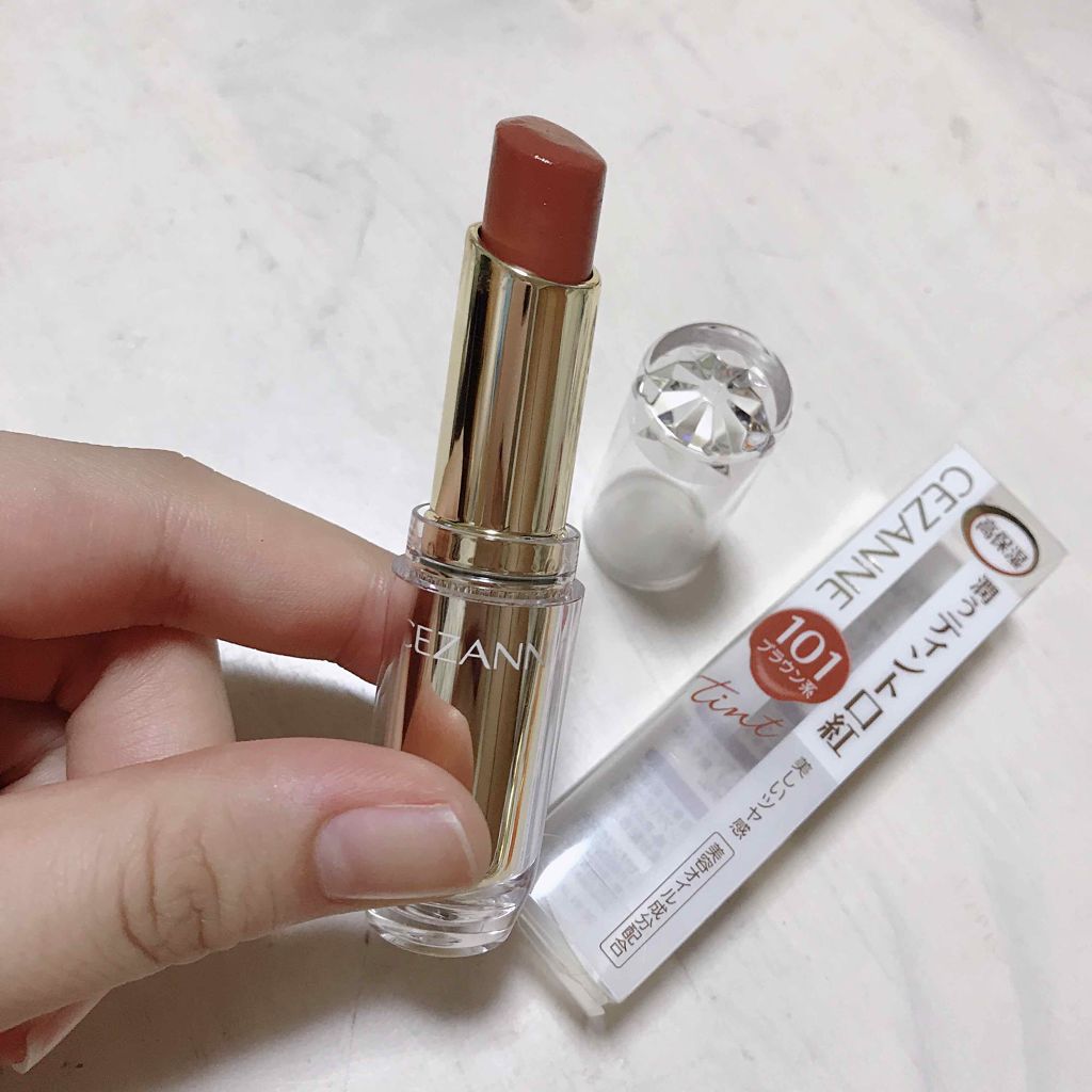 ラスティンググロスリップ/CEZANNE/口紅を使ったクチコミ(1枚目)