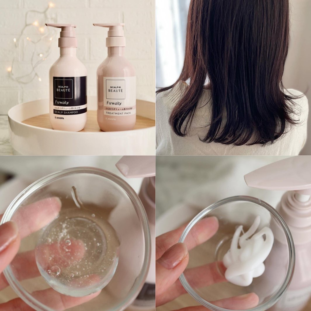 スカルプD ボーテ フワリー スカルプシャンプー／トリートメントパック シャンプー詰替用 300ml/アンファー(スカルプD)/市販シャンプーを使ったクチコミ（3枚目）