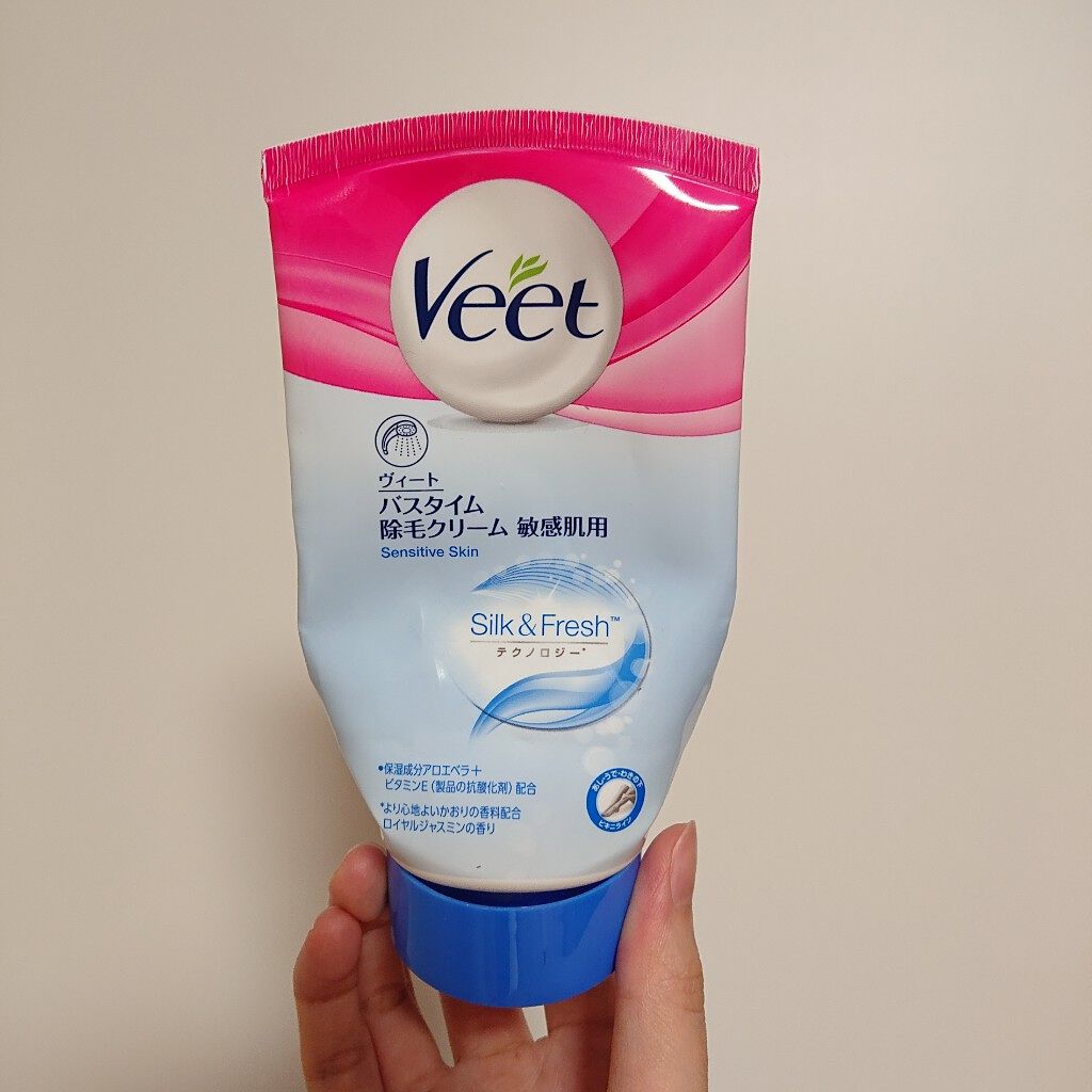 バスタイム除毛クリーム 敏感肌用/Veet/除毛クリームを使ったクチコミ(1枚目)