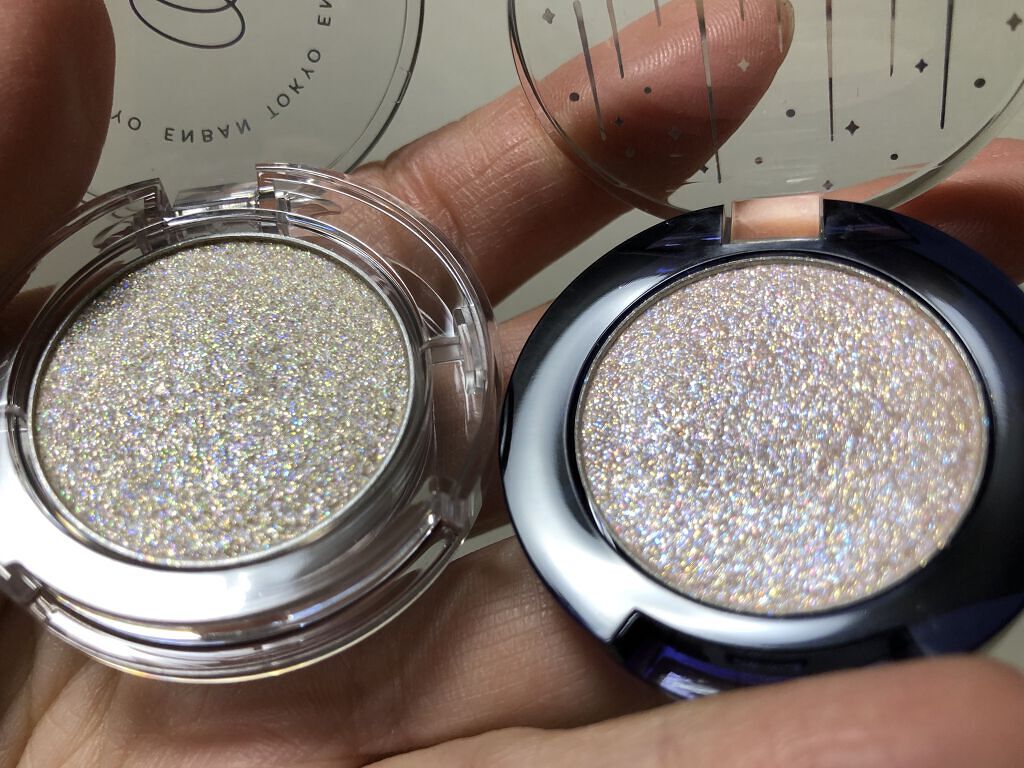 マルチグリッターカラー/ENBAN TOKYO/単色アイシャドウを使ったクチコミ（2枚目）