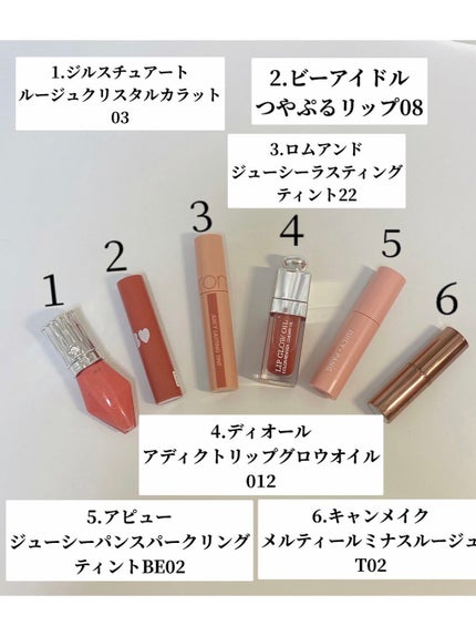 ジューシーラスティングティント/rom&nd/リップティントを使ったクチコミ(2枚目)