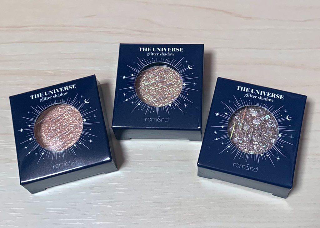 グリッター シャドウ カラー/rom&nd/グリッターを使ったクチコミ（1枚目）