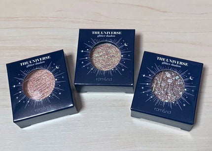 グリッター シャドウ カラー/rom&nd/グリッターを使ったクチコミ(1枚目)