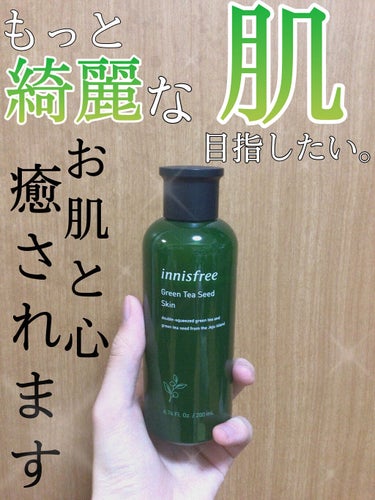 グリーンティーシード スキン/innisfree/化粧水を使ったクチコミ（1枚目）