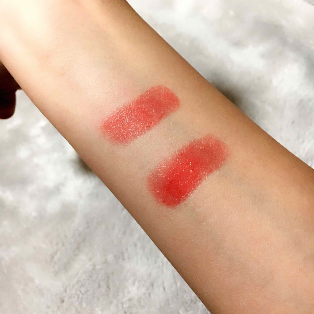 ラスティンググロスリップ/CEZANNE/口紅を使ったクチコミ（2枚目）