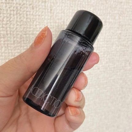 ADDICTION アイ メイクアップ リムーバーのクチコミ「ADDICTION
アイ メイクアップ リムーバー
サンプルでもらったやつ。
優しい系ポ.....」(1枚目)
