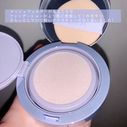 ハイパーメッシュファンデーション/LUNA/クッションファンデーションを使ったクチコミ(3枚目)
