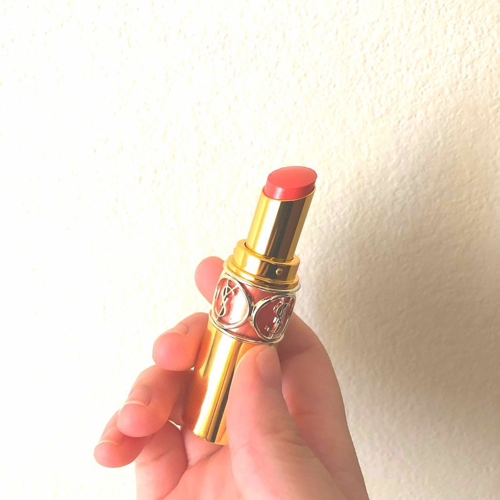 ルージュ ヴォリュプテ シャイン/YVES SAINT LAURENT BEAUTE/口紅を使ったクチコミ（2枚目）