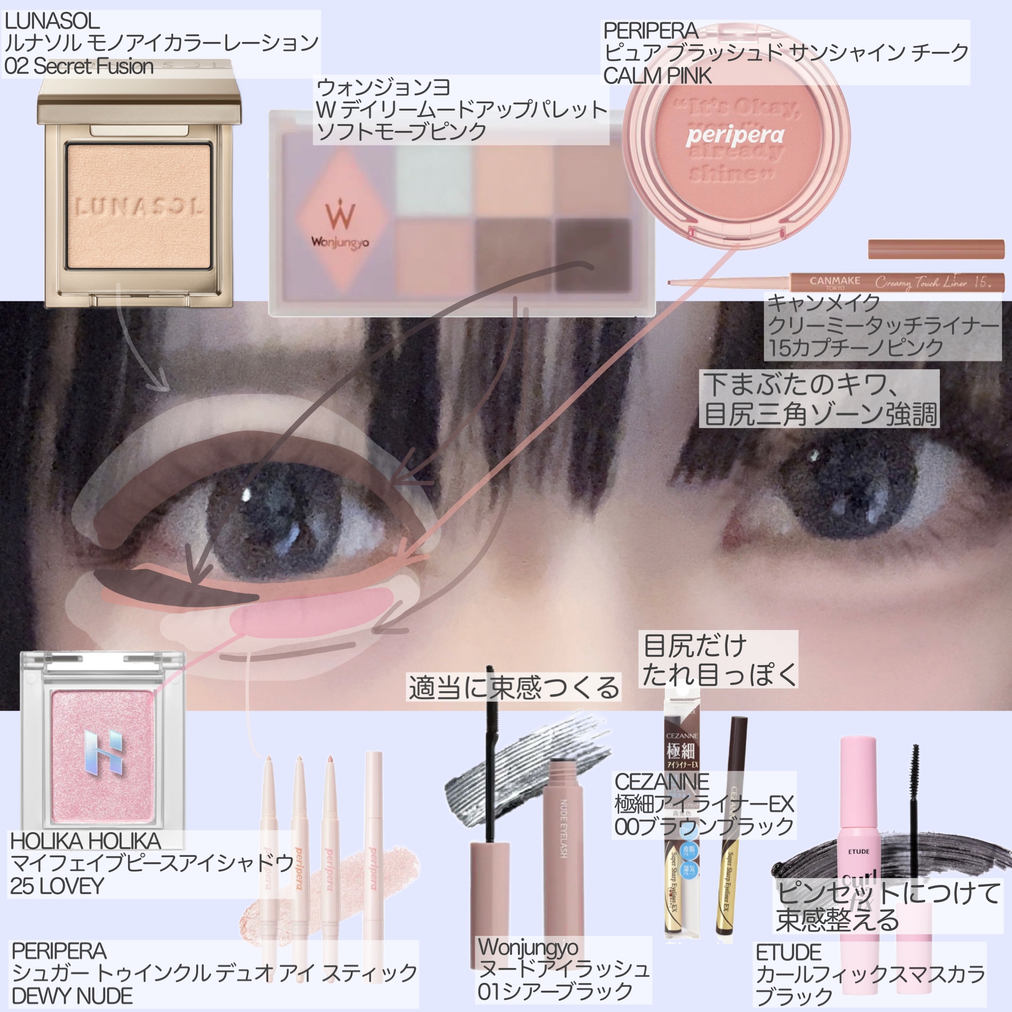 ピュア ブラッシュド サンシャイン チーク/PERIPERA/パウダーチークを使ったクチコミ（3枚目）