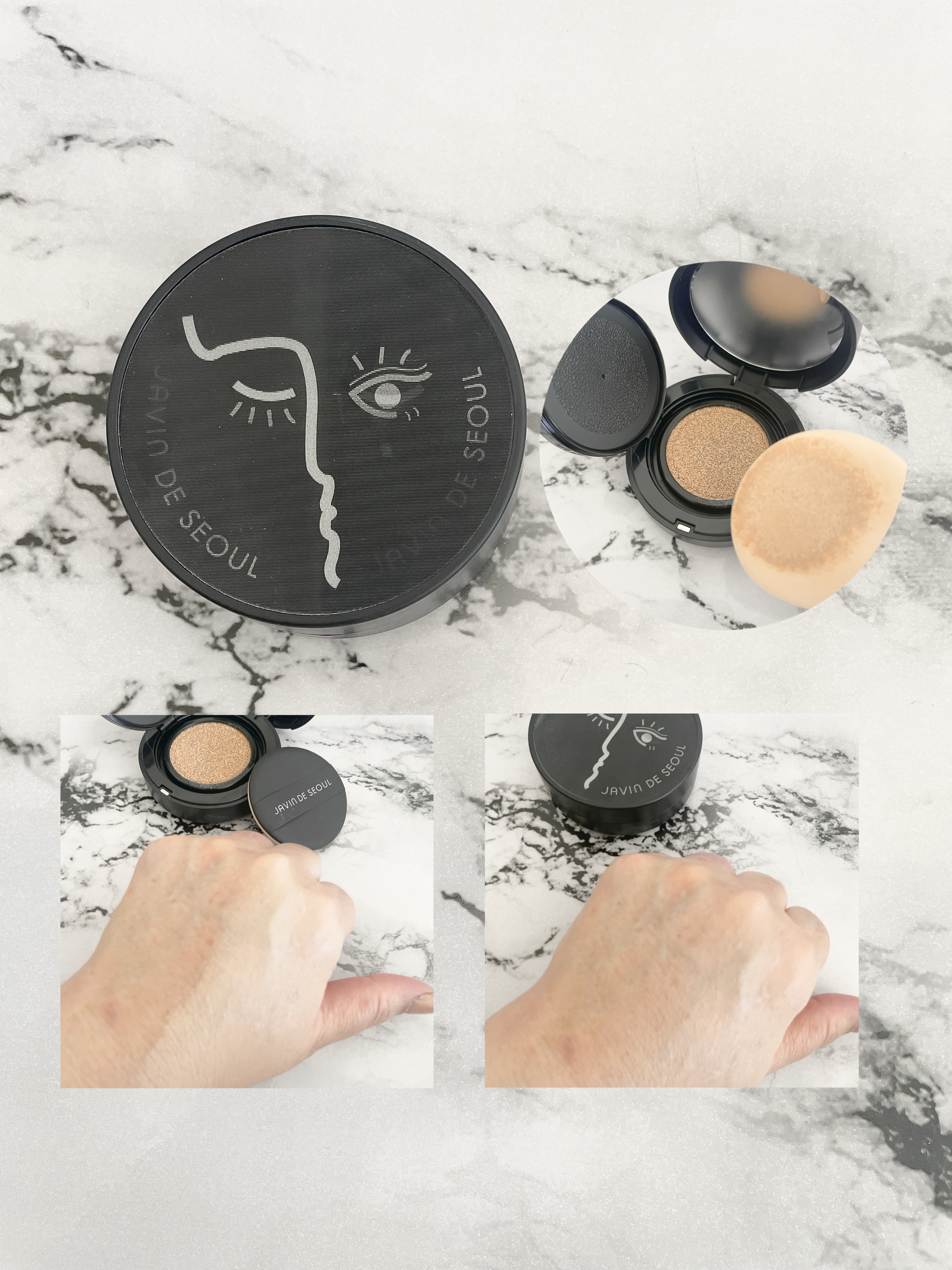 ジャビンドゥソウル ウインクファンデーションパクト/Javin De Seoul/クッションファンデーションを使ったクチコミ（3枚目）