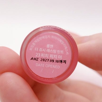 ザ ジューシーラスティングティント/rom&nd/リップティントを使ったクチコミ(5枚目)