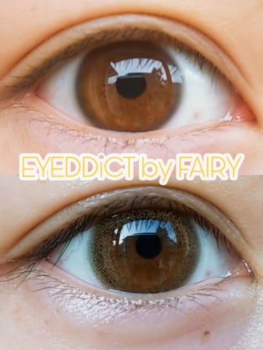 ☆カラコンレポ☆

EYEDDiCT by FAIRY   H＃03 Stella sand  ステラサンド

上:裸眼　　　　　　    約13mm
下:装着時　DIA 　　　 14.2mm
    