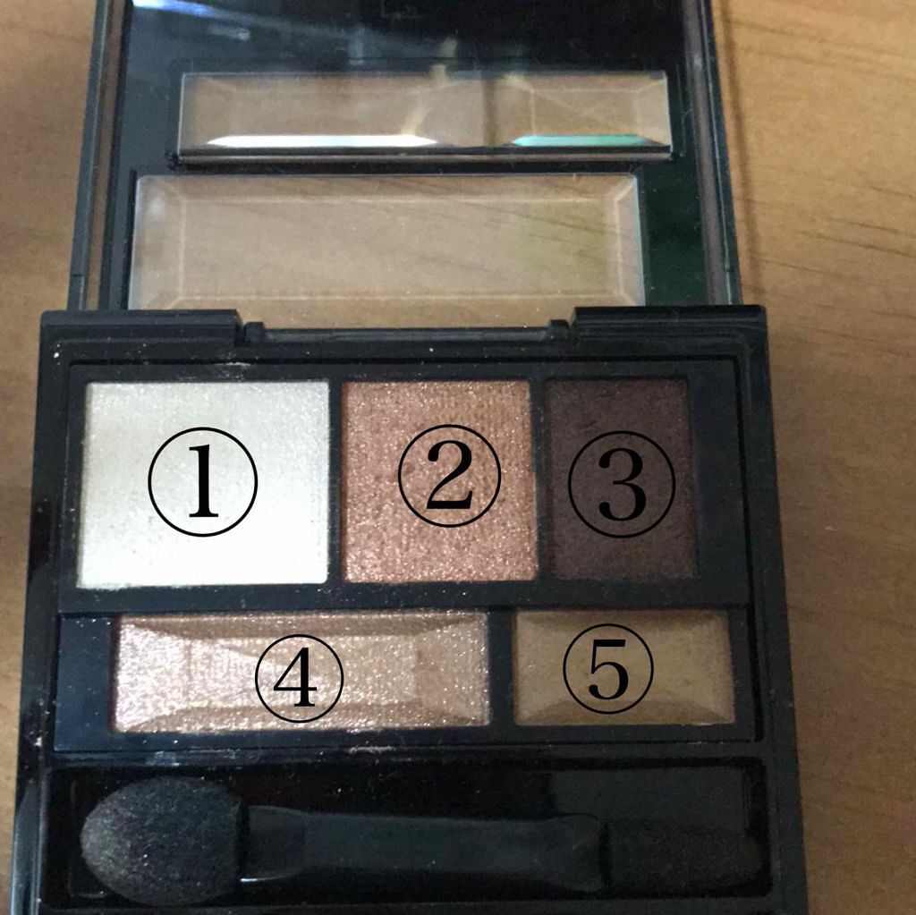 ブラウンシェードアイズN/KATE/アイシャドウパレットを使ったクチコミ（2枚目）