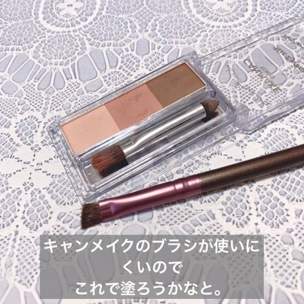 アイデイト アイブロウブラシ(馬毛)/IDATE/メイクブラシを使ったクチコミ(5枚目)