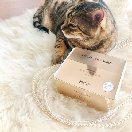 ゴールドコラーゲンデイリーマスク/SNP/シートマスク・パックを使ったクチコミ(1枚目)