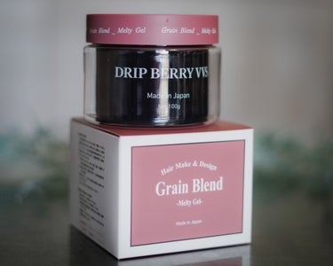  grain blend melty gel /DRIP BERRY VVS/ヘアジェルを使ったクチコミ（4枚目）