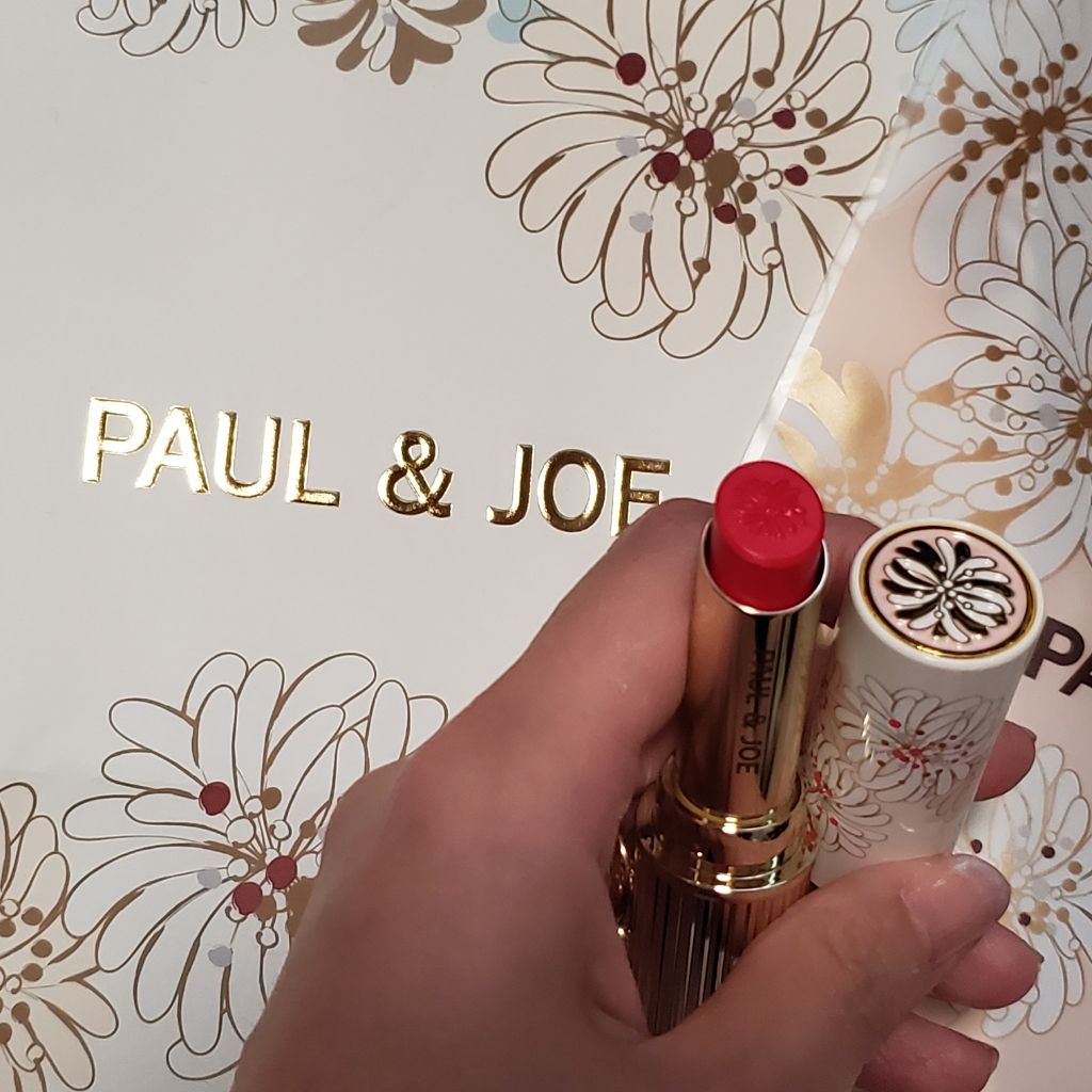 リップスティック N 215 野イチゴ/PAUL & JOE BEAUTE/口紅を使ったクチコミ（2枚目）