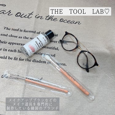 天然毛 ブラシクリーナークレンザー/THE TOOL LAB/その他を使ったクチコミ（1枚目）