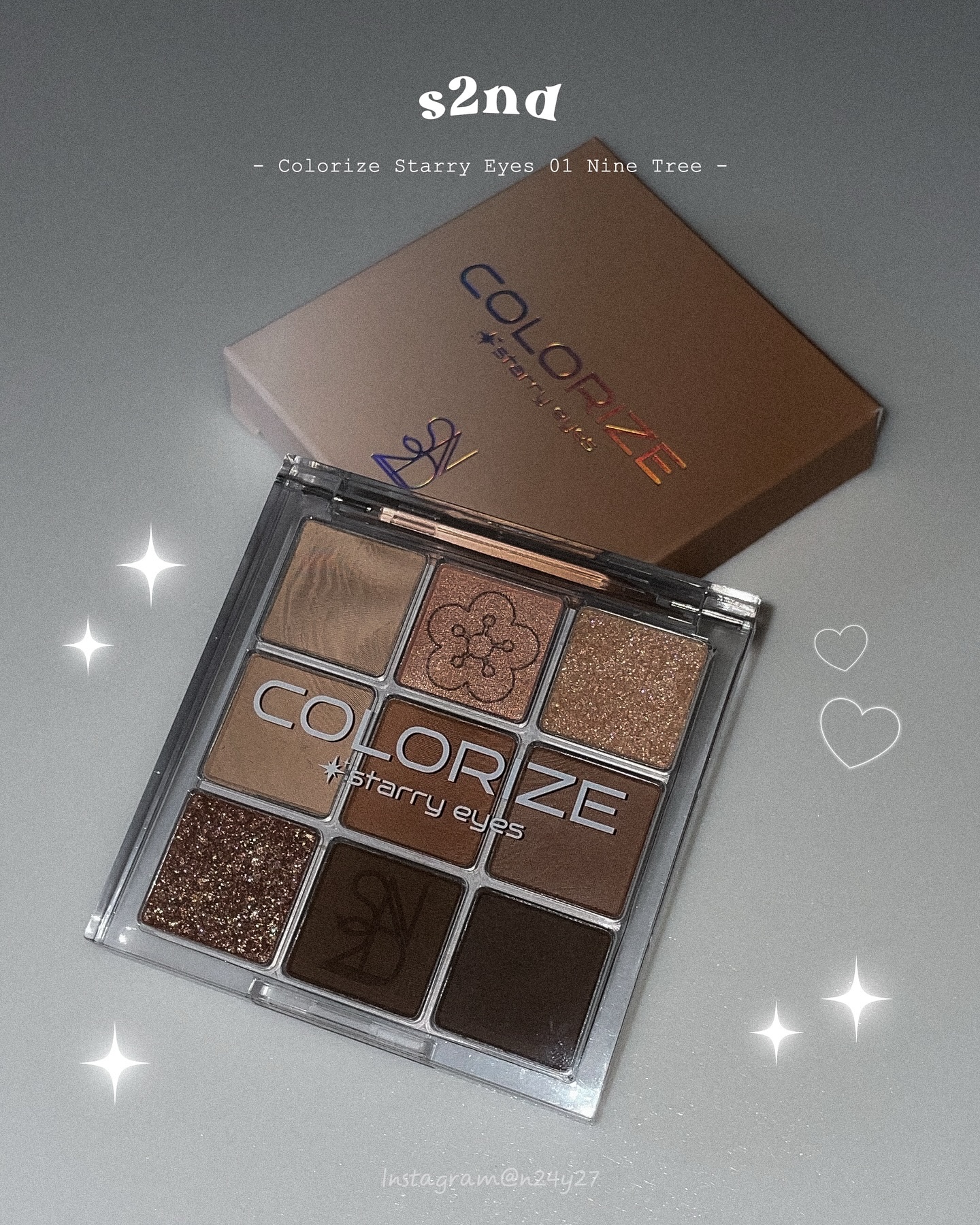 カラーライズスターリーアイズ/S2ND/アイシャドウパレットを使ったクチコミ（1枚目）