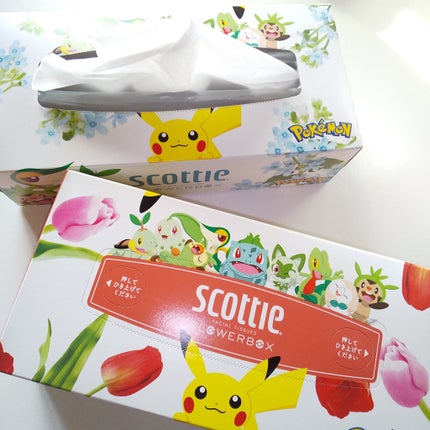 ティシュー フラワーボックス/スコッティ/その他を使ったクチコミ(1枚目)