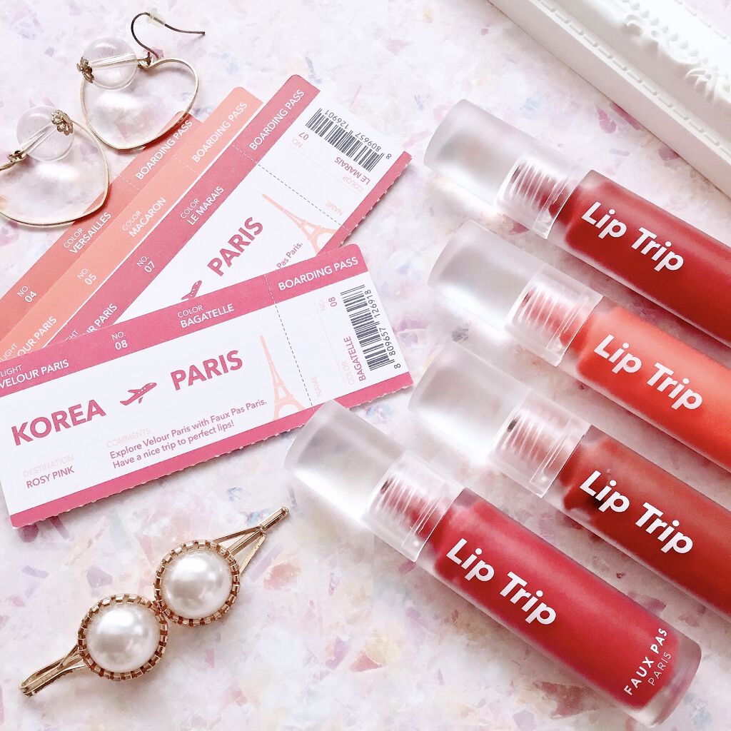 リップトリップベロアパリ/FAUX PAS PARIS/口紅を使ったクチコミ（1枚目）