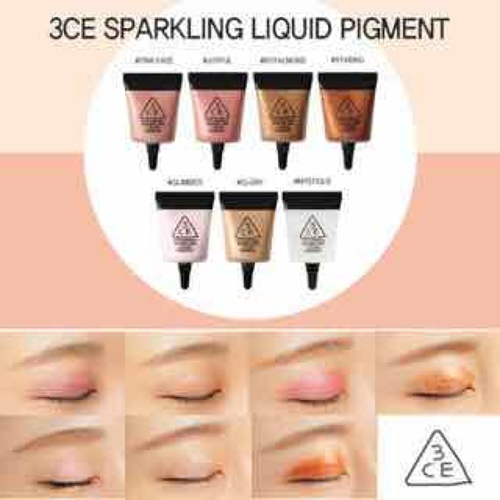 スパークリングリキッドピグメント/3CE/リキッドアイシャドウを使ったクチコミ（3枚目）